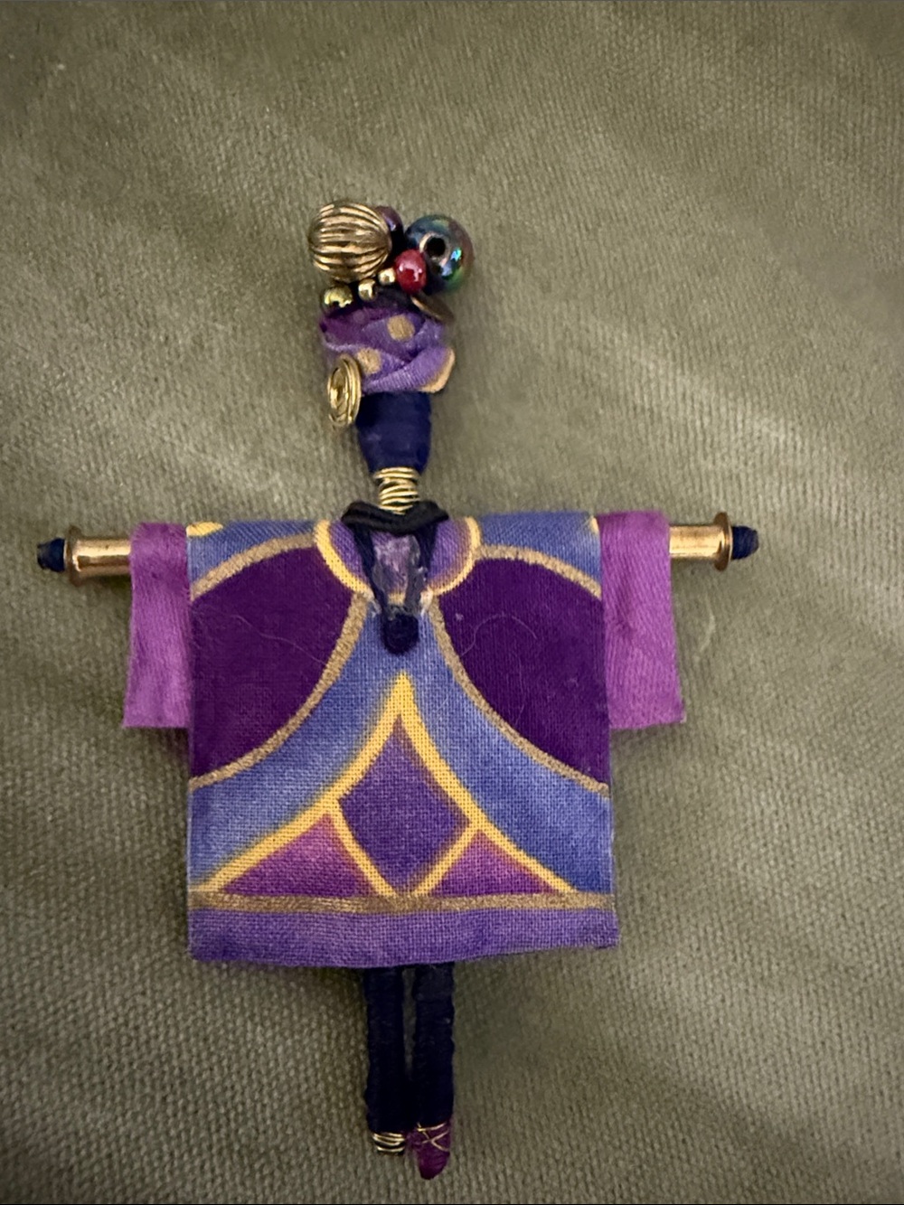 Handcrafted Talisman Doll Pin